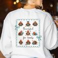 Thankful For Books Turkey Reading Book Lovers Fall Teacher Women's Sweatshirt Back Print White Thankful For Books Turkey Reading Book Lovers Fall Teacher Women's Sweatshirt Back Print White