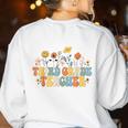 Third 3rd Grade Teacher Appreciation Teaching Wildflowers Women's Sweatshirt Back Print White Third 3rd Grade Teacher Appreciation Teaching Wildflowers Women's Sweatshirt Back Print White
