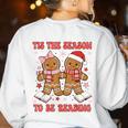 Tis The Season Reading Christmas Shirt Book Lovers Teacher Women's Sweatshirt Back Print White