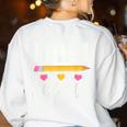 Title 1 Reading Teacher Shirt Women's Sweatshirt Back Print White Title 1 Reading Teacher Shirt Women's Sweatshirt Back Print White
