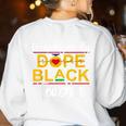 Unapologetic Dope Teacher African American Melanin Women's Sweatshirt Back Print White Unapologetic Dope Teacher African American Melanin Women's Sweatshirt Back Print White