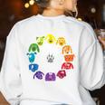 Unique For Artists By ADS Color Wheel Educational Art Teacher Dog Themed Artist Small Women's Sweatshirt Back Print White Unique For Artists By ADS Color Wheel Educational Art Teacher Dog Themed Artist Small Women's Sweatshirt Back Print White