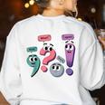 Wait What Stop It I Agree Grammar English Teacher Women's Sweatshirt Back Print White Wait What Stop It I Agree Grammar English Teacher Women's Sweatshirt Back Print White