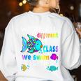 We'Re All Different But We Swim Together Elementary Teacher Women's Sweatshirt Back Print White We'Re All Different But We Swim Together Elementary Teacher Women's Sweatshirt Back Print White