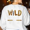 Wild About My Students School Teachers And Students Women's Sweatshirt Back Print White Wild About My Students School Teachers And Students Women's Sweatshirt Back Print White