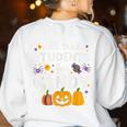 Will Trade Students For Candy Teacher Cute Halloween Women's Sweatshirt Back Print White Will Trade Students For Candy Teacher Cute Halloween Women's Sweatshirt Back Print White