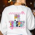 Women PE Teacher Back To School Physical Education Teacher Women's Sweatshirt Back Print White Women PE Teacher Back To School Physical Education Teacher Women's Sweatshirt Back Print White