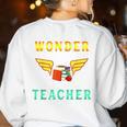 Wonder Teacher Instructor Professor Proud Literature Men Women Girls Kids T-Shirt Women's Sweatshirt Back Print White Wonder Teacher Instructor Professor Proud Literature Men Women Girls Kids T-Shirt Women's Sweatshirt Back Print White