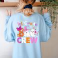 1st Grade Boo Crew First Grade Halloween Costume Teacher Kid Women's Sweatshirt Back Print Light Blue 1st Grade Boo Crew First Grade Halloween Costume Teacher Kid Women's Sweatshirt Back Print Light Blue