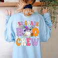 3rd Grade Boo Crew Spooky Third Grade Halloween Teacher Women's Sweatshirt Back Print Light Blue 3rd Grade Boo Crew Spooky Third Grade Halloween Teacher Women's Sweatshirt Back Print Light Blue