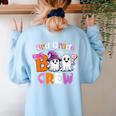 3rd Grade Boo Crew Third Grade Halloween Costume Teacher Kid Women's Sweatshirt Back Print Light Blue 3rd Grade Boo Crew Third Grade Halloween Costume Teacher Kid Women's Sweatshirt Back Print Light Blue