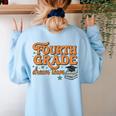4th Grade Back To School Fourth Grade Dream Team Teacher Women's Sweatshirt Back Print Light Blue 4th Grade Back To School Fourth Grade Dream Team Teacher Women's Sweatshirt Back Print Light Blue