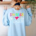 5th Grade Squad Fifth Teacher Student Team Back To School Women's Sweatshirt Back Print Light Blue 5th Grade Squad Fifth Teacher Student Team Back To School Women's Sweatshirt Back Print Light Blue