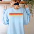 5TH GRADE TEACHER Job Title Profession Birthday Worker Women's Sweatshirt Back Print Light Blue