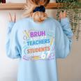 6 Out Of 7 Teachers Think 67 Of Students Overuse 67 Meme Women's Sweatshirt Back Print Light Blue 6 Out Of 7 Teachers Think 67 Of Students Overuse 67 Meme Women's Sweatshirt Back Print Light Blue