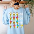 67 Ice Cream Drip Meme Order Of Operations Math Teacher Women's Sweatshirt Back Print Light Blue 67 Ice Cream Drip Meme Order Of Operations Math Teacher Women's Sweatshirt Back Print Light Blue
