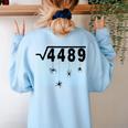 67 Meme Math Teacher 6 7 Halloween Spiders Square Root 4489 Women's Sweatshirt Back Print Light Blue 67 Meme Math Teacher 6 7 Halloween Spiders Square Root 4489 Women's Sweatshirt Back Print Light Blue