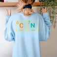 67 Meme Six Seven Teacher Science Periodic Table Women's Sweatshirt Back Print Light Blue 67 Meme Six Seven Teacher Science Periodic Table Women's Sweatshirt Back Print Light Blue