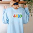 67 Meme Square Root 4489 Slang Six Seven Math Teacher Women's Sweatshirt Back Print Light Blue 67 Meme Square Root 4489 Slang Six Seven Math Teacher Women's Sweatshirt Back Print Light Blue
