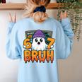 67 Teacher Ghost Six Seven Meme Math Equation Bruh Halloween Women's Sweatshirt Back Print Light Blue 67 Teacher Ghost Six Seven Meme Math Equation Bruh Halloween Women's Sweatshirt Back Print Light Blue