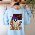 67 Teacher Halloween Ghost Six Seven Meme Math Equation Bruh Women's Sweatshirt Back Print Light Blue 67 Teacher Halloween Ghost Six Seven Meme Math Equation Bruh Women's Sweatshirt Back Print Light Blue