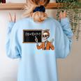 67 Teacher Halloween Skeleton Six Seven Meme Brainrot Math Women's Sweatshirt Back Print Light Blue 67 Teacher Halloween Skeleton Six Seven Meme Brainrot Math Women's Sweatshirt Back Print Light Blue