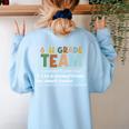 6th Grade Team Teacher Like A Normal Team Sixth Grade Women's Sweatshirt Back Print Light Blue 6th Grade Team Teacher Like A Normal Team Sixth Grade Women's Sweatshirt Back Print Light Blue