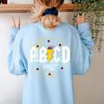 ABCD The Teacher Tour Last Day Of School Rockin' Teacher Women's Sweatshirt Back Print Light Blue ABCD The Teacher Tour Last Day Of School Rockin' Teacher Women's Sweatshirt Back Print Light Blue