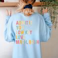 Admit It You Low Key Love Math Bruh Math Teacher Women's Sweatshirt Back Print Light Blue Admit It You Low Key Love Math Bruh Math Teacher Women's Sweatshirt Back Print Light Blue