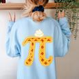 Apple Pi Pie Pun Math Teacher Pi Day 2020 Women's Sweatshirt Back Print Light Blue Apple Pi Pie Pun Math Teacher Pi Day 2020 Women's Sweatshirt Back Print Light Blue