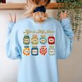 Art Is My Jam Art Teacher Specials Team Steam Teacher Women's Sweatshirt Back Print Light Blue Art Is My Jam Art Teacher Specials Team Steam Teacher Women's Sweatshirt Back Print Light Blue