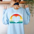 Associate Teacher If You Think My Hands Are Full Women's Sweatshirt Back Print Light Blue Associate Teacher If You Think My Hands Are Full Women's Sweatshirt Back Print Light Blue