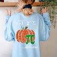 I Ate Some Pumpkin Pi Pie Math Teacher Halloween For Men Women Kids Women's Sweatshirt Back Print Light Blue I Ate Some Pumpkin Pi Pie Math Teacher Halloween For Men Women Kids Women's Sweatshirt Back Print Light Blue