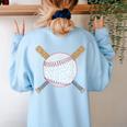 Baseball Happy Dot Day Shirts For Kids Men Women Teacher Women's Sweatshirt Back Print Light Blue Baseball Happy Dot Day Shirts For Kids Men Women Teacher Women's Sweatshirt Back Print Light Blue