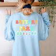Battery Life Of A Para SPED Parapro Teacher Squad Women's Sweatshirt Back Print Light Blue Battery Life Of A Para SPED Parapro Teacher Squad Women's Sweatshirt Back Print Light Blue