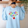 Best Head Start Teacher Early Head Start Teachers Women's Sweatshirt Back Print Light Blue Best Head Start Teacher Early Head Start Teachers Women's Sweatshirt Back Print Light Blue