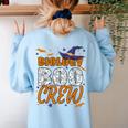 Biology Boo Crew Halloween Biology Teacher Matching For Men Women Kids Women's Sweatshirt Back Print Light Blue Biology Boo Crew Halloween Biology Teacher Matching For Men Women Kids Women's Sweatshirt Back Print Light Blue