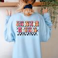 Boho Inclusion Matters Special Education SPED Teacher Women Women's Sweatshirt Back Print Light Blue