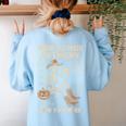 Bruh The Math Ain’t Mathin Halloween Skeleton Math Teacher Women's Sweatshirt Back Print Light Blue Bruh The Math Ain’t Mathin Halloween Skeleton Math Teacher Women's Sweatshirt Back Print Light Blue