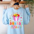 Be A Bucket Filler Teacher Teaching Groovy Back To School For Men Women Women's Sweatshirt Back Print Light Blue Be A Bucket Filler Teacher Teaching Groovy Back To School For Men Women Women's Sweatshirt Back Print Light Blue