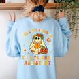 You Can't Scare Me I'm A School Teachers Assistant Halloween Women's Sweatshirt Back Print Light Blue You Can't Scare Me I'm A School Teachers Assistant Halloween Women's Sweatshirt Back Print Light Blue