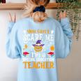 You Can't Scare Me I'm A Special Education Teacher Halloween Women's Sweatshirt Back Print Light Blue You Can't Scare Me I'm A Special Education Teacher Halloween Women's Sweatshirt Back Print Light Blue