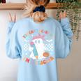 You Can't Scare Me I'm A Teacher Ghost Happy Halloween Women's Sweatshirt Back Print Light Blue You Can't Scare Me I'm A Teacher Ghost Happy Halloween Women's Sweatshirt Back Print Light Blue
