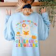 You Can't Scare Me I Teach 1st Grade Teacher Halloween Ghost Women's Sweatshirt Back Print Light Blue You Can't Scare Me I Teach 1st Grade Teacher Halloween Ghost Women's Sweatshirt Back Print Light Blue