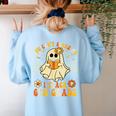 You Can't Scare Me I Teach 6th Grade Halloween Teacher Ghost Women's Sweatshirt Back Print Light Blue You Can't Scare Me I Teach 6th Grade Halloween Teacher Ghost Women's Sweatshirt Back Print Light Blue