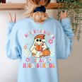 You Can't Scare Me I Teach High School Teacher Halloween Women's Sweatshirt Back Print Light Blue You Can't Scare Me I Teach High School Teacher Halloween Women's Sweatshirt Back Print Light Blue