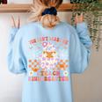 You Cant Scare Me I Teach Kindergarten Teacher Halloween Women's Sweatshirt Back Print Light Blue You Cant Scare Me I Teach Kindergarten Teacher Halloween Women's Sweatshirt Back Print Light Blue