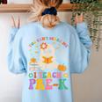 You Can't Scare Me I Teach Pre-k Teacher Halloween Ghost Men Women Kids Women's Sweatshirt Back Print Light Blue You Can't Scare Me I Teach Pre-k Teacher Halloween Ghost Men Women Kids Women's Sweatshirt Back Print Light Blue