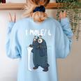 Chemistry Chemist Student Science Teacher Mole Women's Sweatshirt Back Print Light Blue Chemistry Chemist Student Science Teacher Mole Women's Sweatshirt Back Print Light Blue