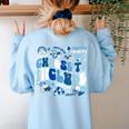 Choose To Include Inclusion Matters Autism Awareness Teacher Women's Sweatshirt Back Print Light Blue